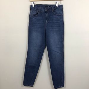 1822 Dark Blue Tapered Legs Jeans